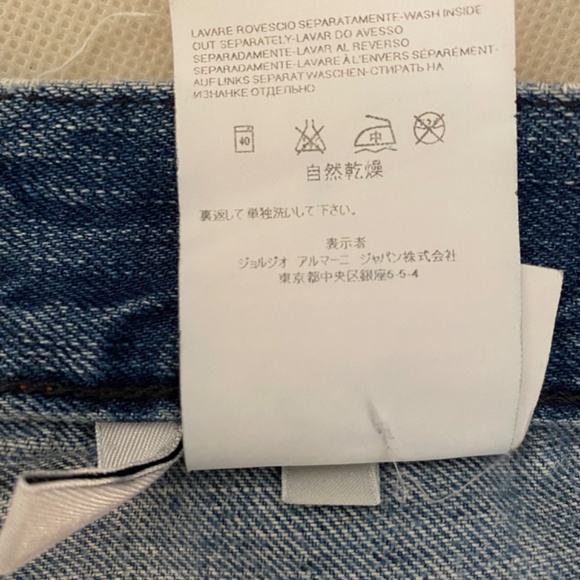 ARMANI JEANS Men’s Blue Jeans Sz 34 - Picture 13 of 15